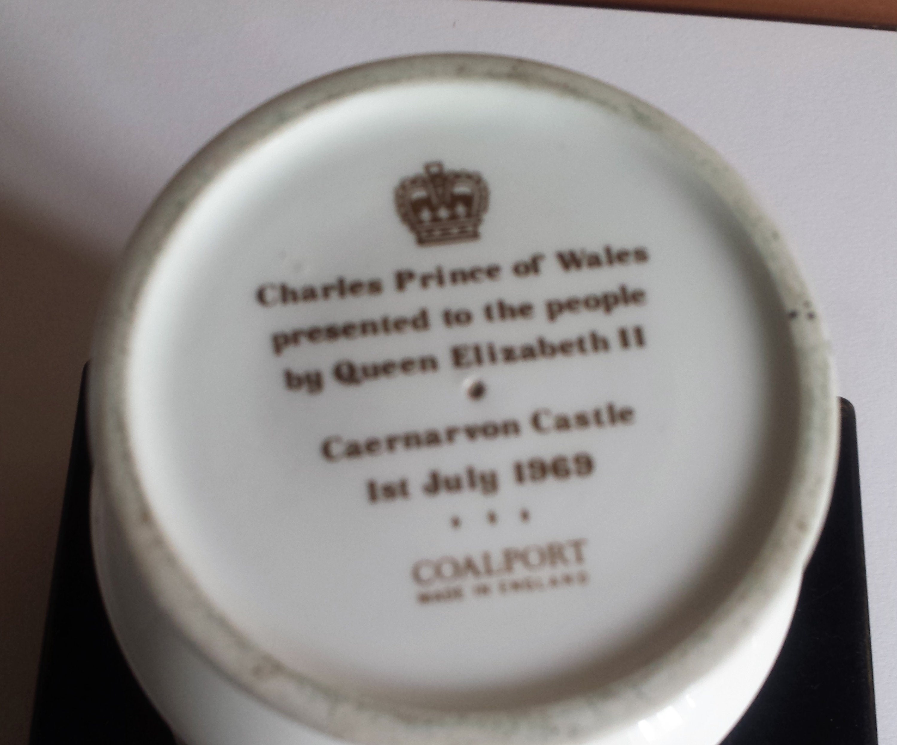 Coalport Prince of Wales Investiture Goblet 1969 - Etsy