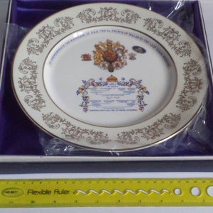 Commemorative plate celebrating the Marriage of H.R.H Yhe Prince of Wales to Lady Diana Spencer 1981