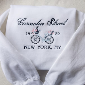 Cornelia Street Embroidered Crewneck