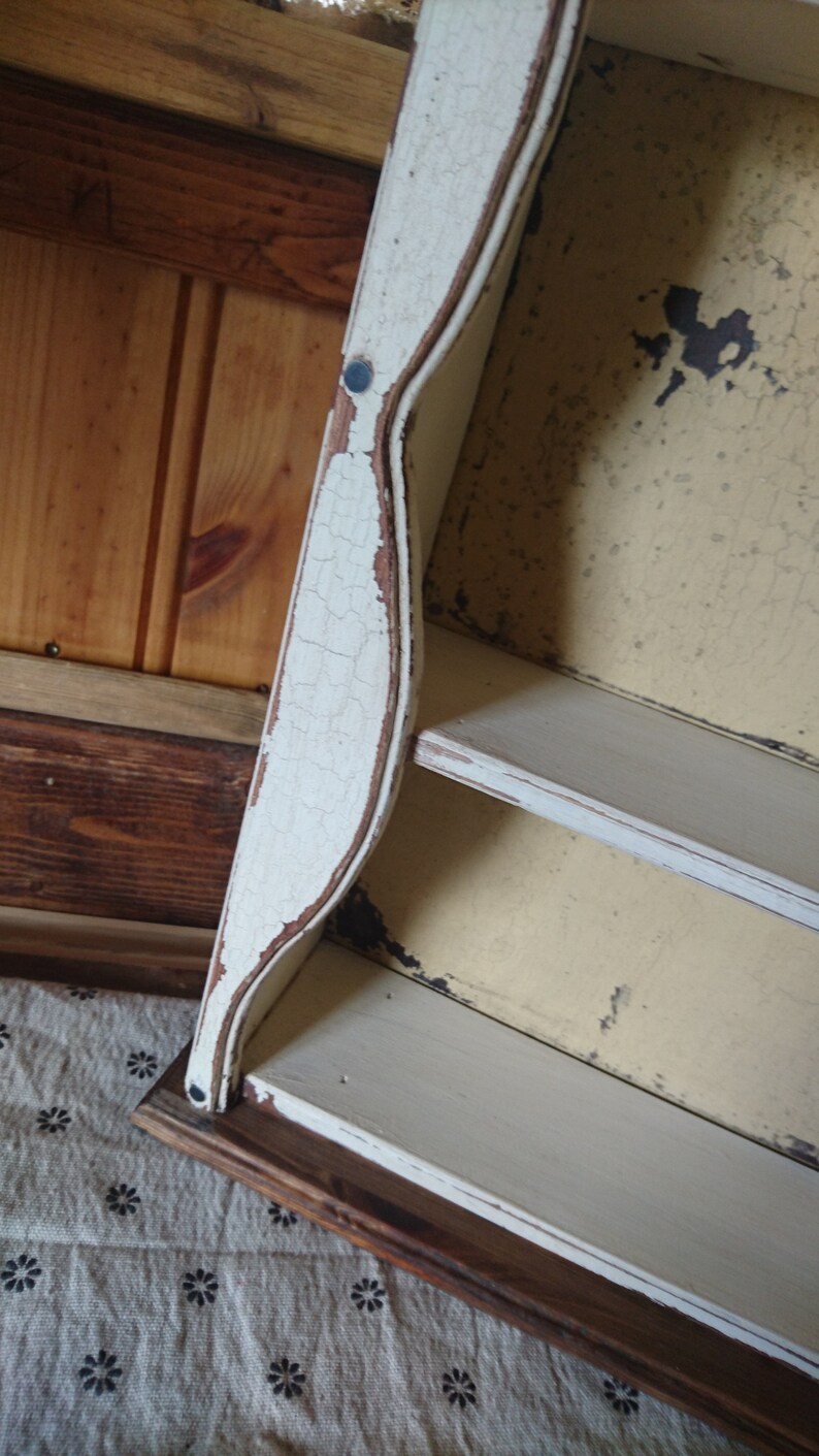 French Country display shelf display wall shelf farmhouse Etsy