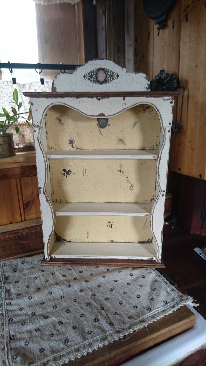 French Country display shelf display wall shelf farmhouse Etsy