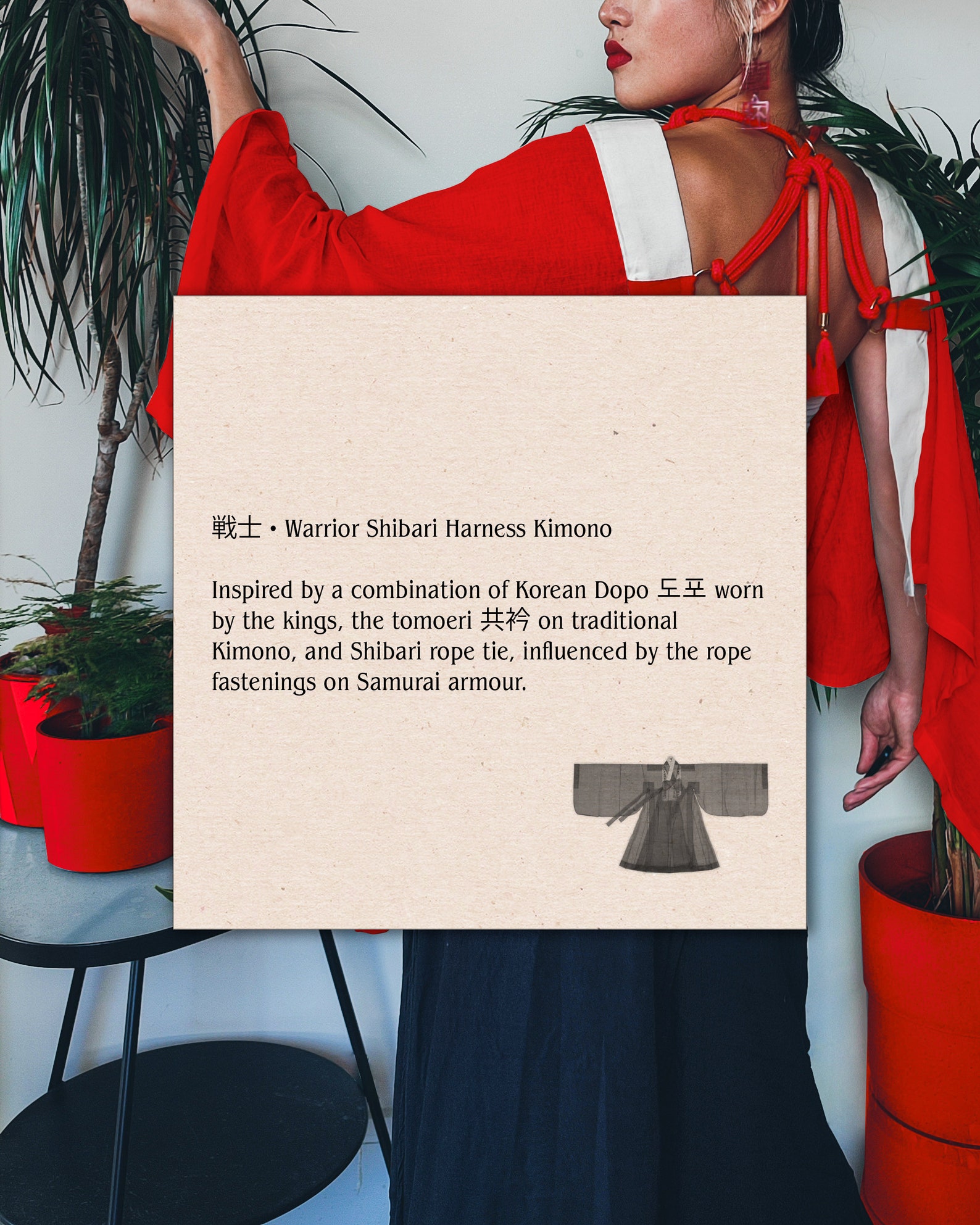 Asian Inspired Shibari Harness Robe Jacket • Backless Kimono • Chinese ...