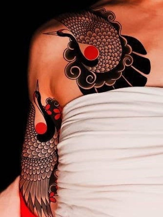 Sleeve tattoo Irezumi Body piercing, chest tattoo, symmetry, monochrome png  | PNGEgg