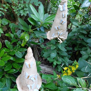 Ceramic insect hotel &quot;Beetle cone&quot;/ &quot;Gnome cone&quot;