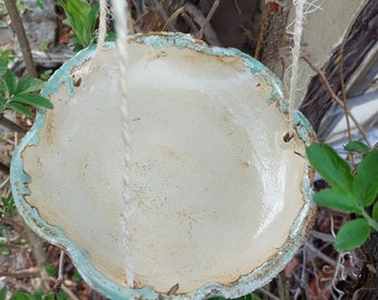 Hand-made mini birdbaths