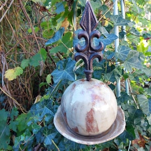 Elegant ceramic garden stakes