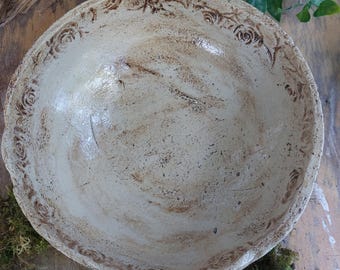 Hand-thrown fountain water bowls