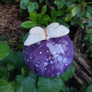 Ceramic garden balls and attachments