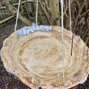 Bagno per uccelli o bagno per insetti XL, fatto a mano