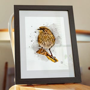 A5 Digital Art Print - Dunnock