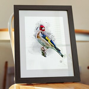 A5 Digitaler Kunstdruck - Stieglitz