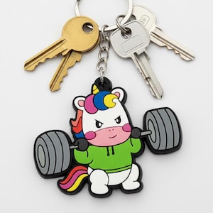 Porte-clés IronUnicorn - Passez au niveau supérieur ! par EMOM Fitness®