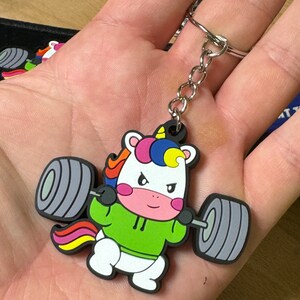 IronUnicorn Patch d'EMOM Fitness® Faites-moi passer au niveau supérieur Avec fixation grimpante Keychain