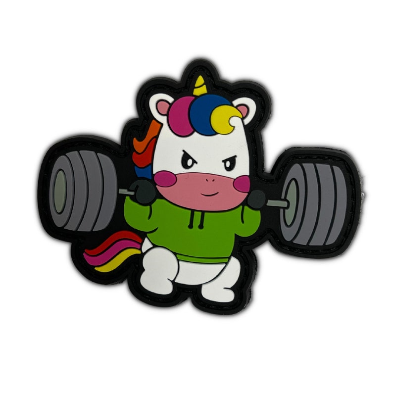 IronUnicorn Patch d'EMOM Fitness® Faites-moi passer au niveau supérieur Avec fixation grimpante image 4