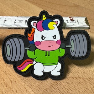 IronUnicorn Patch d'EMOM Fitness® Faites-moi passer au niveau supérieur Avec fixation grimpante image 3