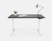 Sydesk, standing desk, electric desk, workspace, ergonomic, computer desk