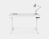 Sydesk, standing desk, electric desk, workspace, ergonomic, computer desk