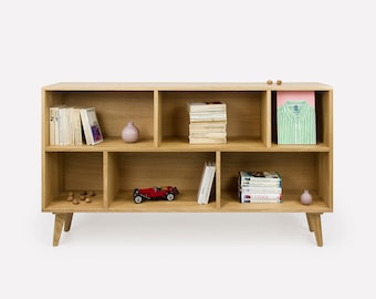 Artisan Bookcase nr4, Solid, Oak, unit, Bookshelf, Étagère à livres, solid wood, Bücherregal