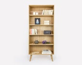 Artisan Bookcase, Solid, Oak, unit, Bookshelf, Étagère à livres, solid wood, Bücherregal