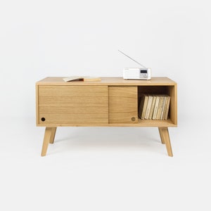 Artesano, Macizo, Roble, mueble, alacena, mueble, madera maciza, Meuble télé, chêne