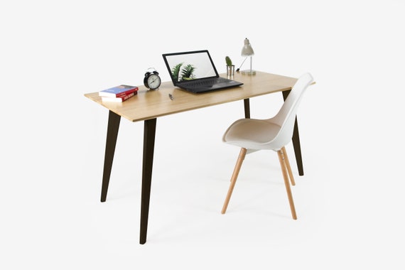 Artisan Solid Oak Wood Desk, Computer Desk, Home Office, Wooden Desk,  Office Desk, Custom Made Desk, Schreibtisch, Bureau Desk 