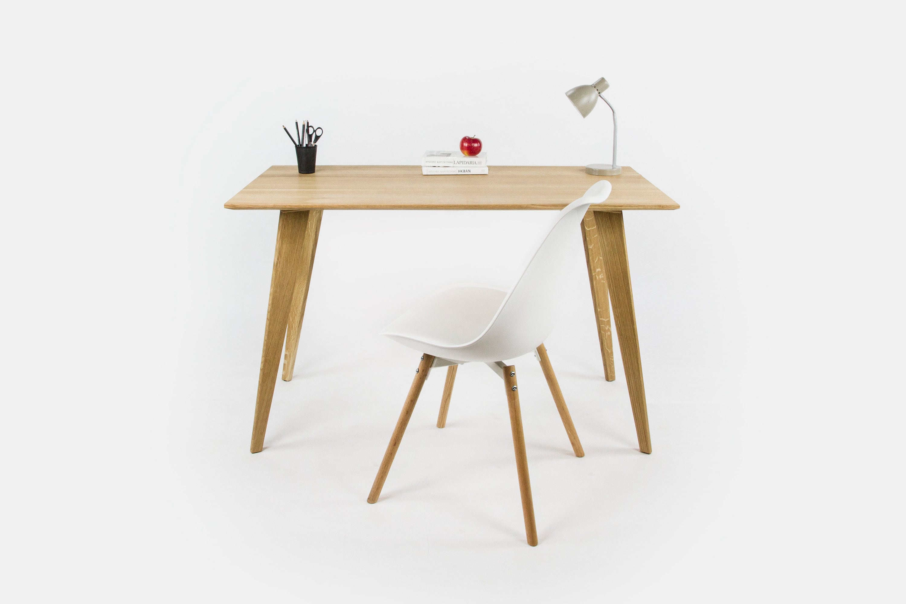 Small Wooden Desk, Artisan Solid Oak Wood Desk, Computer Desk, Home Office, Office Desk, Custom Made Desk, Schreibtisch, Bureau Desk, Table