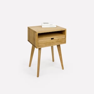 Artisan, Solid, oak, unit, Bedside Table, cabinet, solid wood,