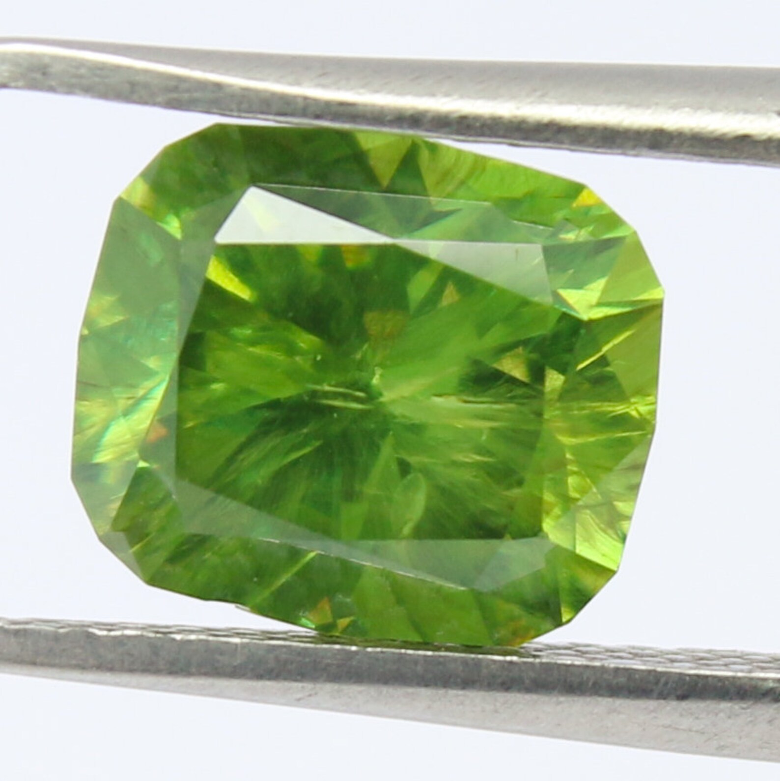 Natural Rare Russian Demantoid 3.08 Carat 8.5x7.5 MM Etsy