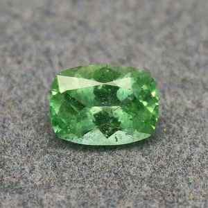 Natural Rare Green Kornerupine 1.35 Carat 8x6 MM Cushion Shape Faceted Gemstone