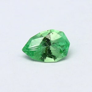Natural Rare Green Kornerupine 0.35 Carat 6x4 MM Pear Shape Fancy Cut Faceted Gemstone