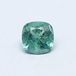 Natural Rare Kornerupine 0.73 Carat 5.5x5.5 MM Cushion Shape Faceted Gemstone