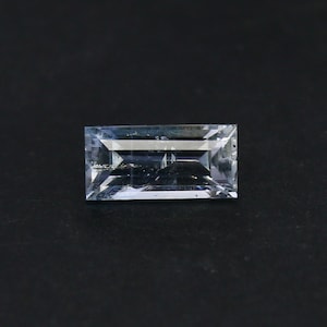 Natural Rare Jeremejevite 0.43 Carat 6x3 MM Baguette Shape Faceted Gemstone