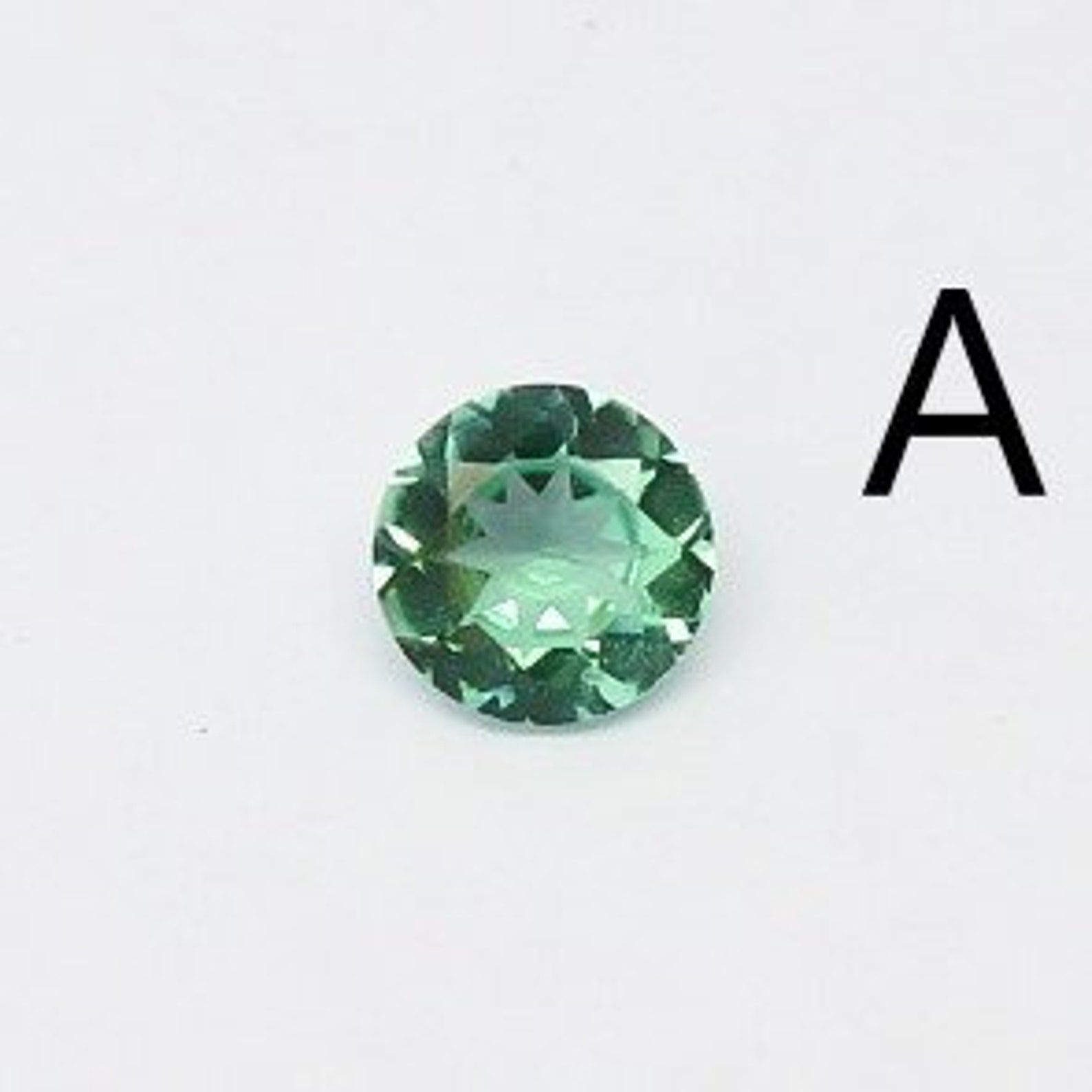 Natural Mint Green Tourmaline Lot Round Shape Faceted Gemstone Etsy