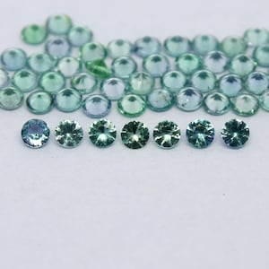 Natural Rare Kornerupine Lot 2.30x2.30 MM Round Shape Faceted Gemstone Lot