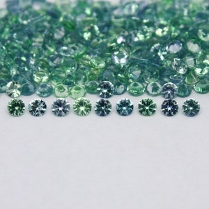 Natural Rare Kornerupine Lot 2.5x2.5 MM Round Shape Faceted Gemstone Lot
