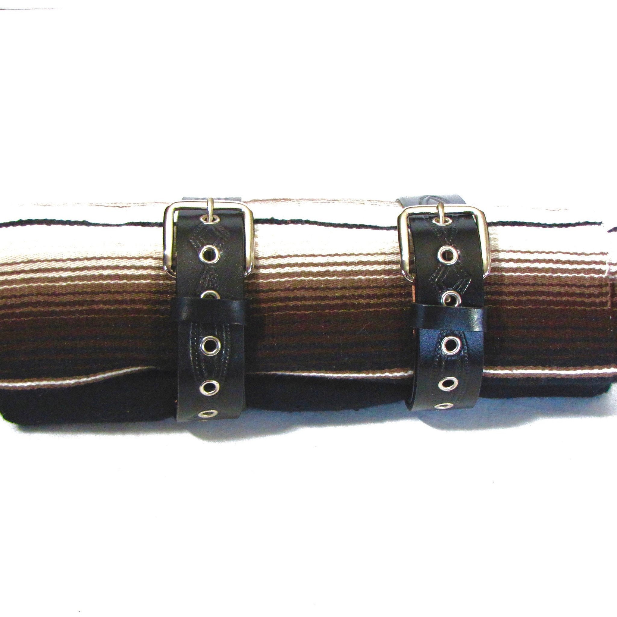 Golgotha Leather blanket roll straps