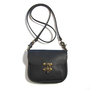 Smooth Grain Pebbled Leather Hip Bag/Crossbody