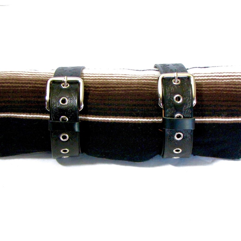 Leather Blanket Roll/ Motorcyle Blanket Carrier/bedroll/serape Carrier