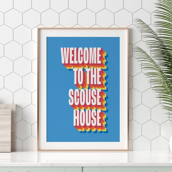 Scouse House Print