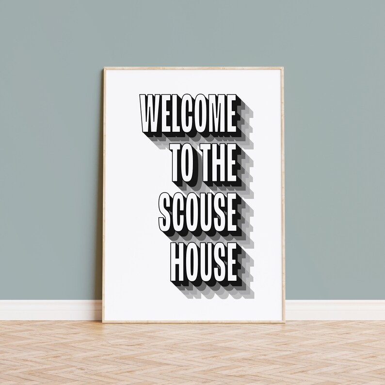 Scouse House Print - Etsy UK