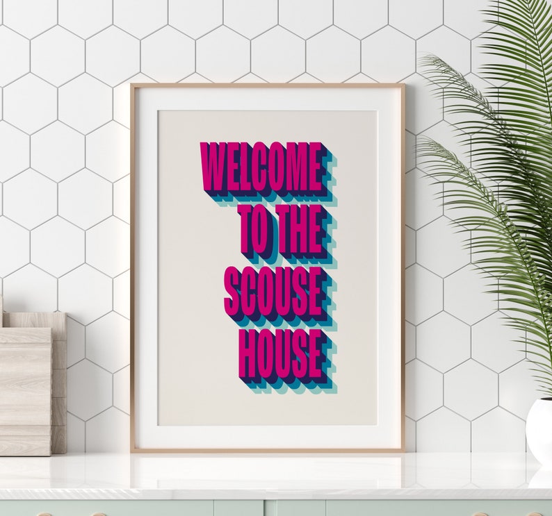 Scouse House Print - Etsy UK