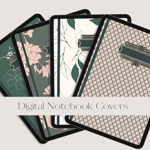 Digital Notebook Covers Goodnotes Notebook Covers Notability Covers Digital Journal Planner Covers