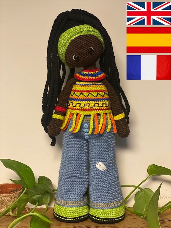 Big black doll sale