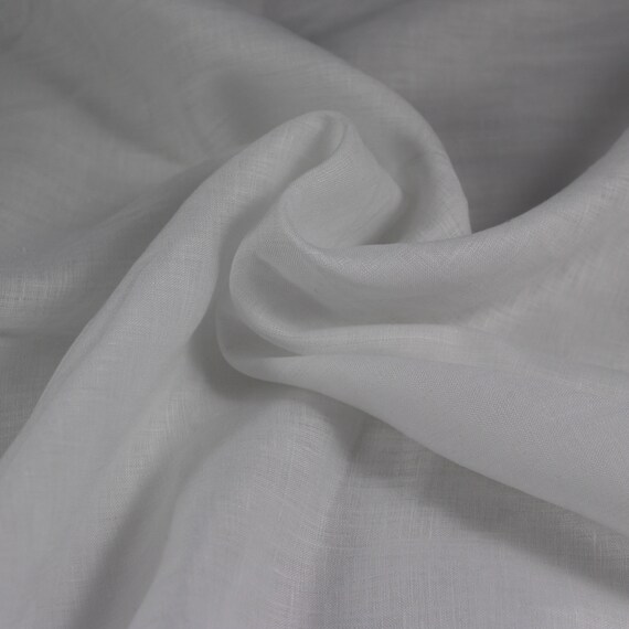 Lightweight 100 Linen Fabric For Curtains Dressmaking Etsy