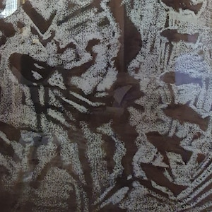Elizabeth Durack Clancy CMG OBE (1915-2000)/ Eddie Burrup Dipinto originale con tecnica mista su carta Arches "Una storia di pesca", circa 1990-1995