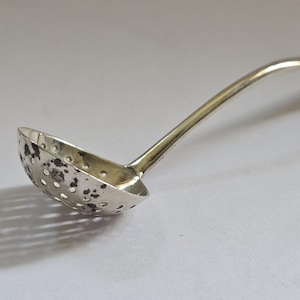 Georgian Sterling Silver Sugar Sifter Spoon, London, England, pre-1780