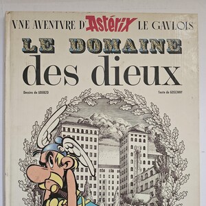 Le Domain des Dieux, Une Aventure D&#39;Astérix Le Gaulois, Goscinny, Dargaud, Astéric le Gaulois, bande dessinée française, 1971