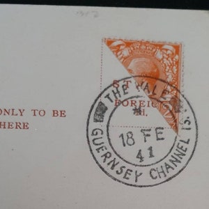 2d Stempel auf Einband (Postkarte), Clear Cancellation, 18 Fe 1941