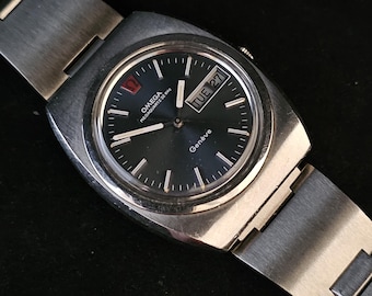 ヴィンテージ オメガ メガクォーツ 32KHz、クイックセットカレンダー