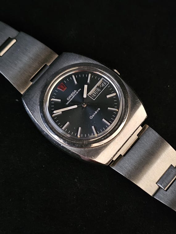 Omega Geneve Megaquartz 32khz Wristwatch Cal 1310 Serviced NOS Bracelet Circa 1975 Etsy UK